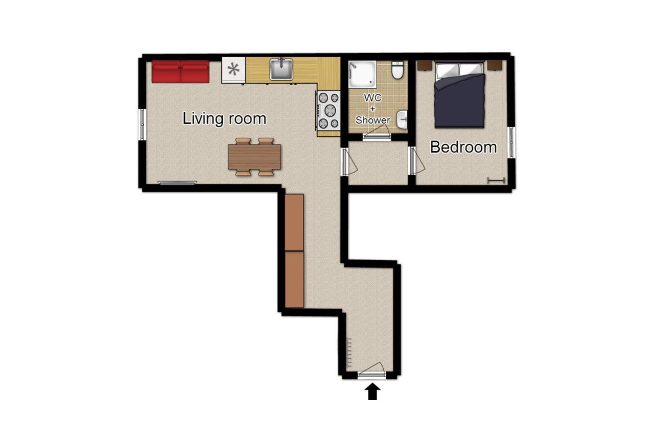 Modern Apartment Charvatova Prag Eksteriør billede